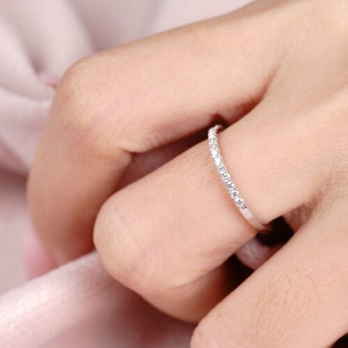 Single Wire Ring - Diamond Ring