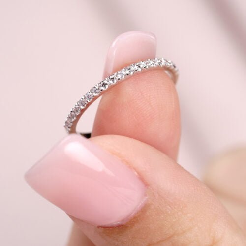 Single Wire Ring - Diamond Ring
