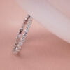 Dotted Wire Ring - Diamond Ring